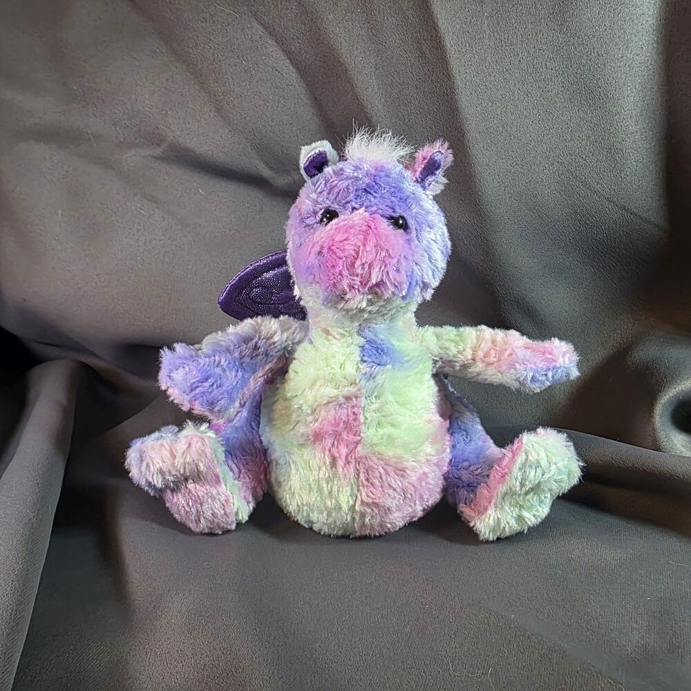 EUC Gund Cornelius Purple Pink Dragon 7" #60106